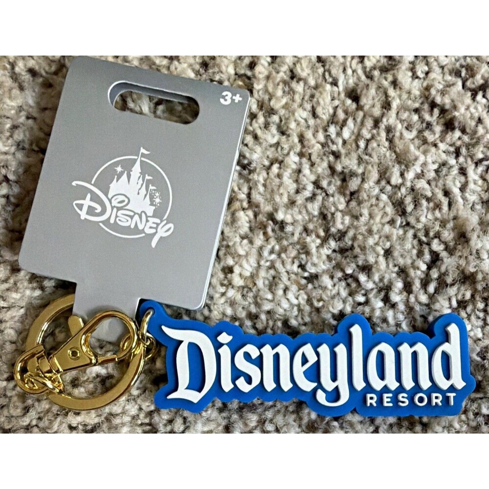 Disney Parks Disneyland Resort Blue Logo Mania Last Day of Trip Blues Keychain